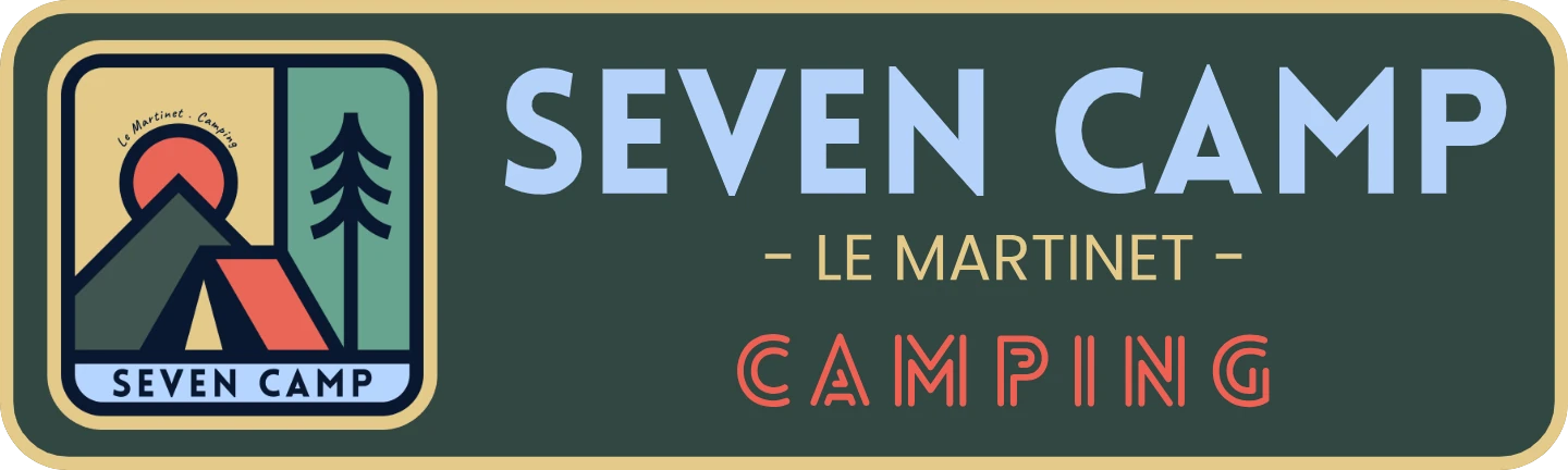 Logo Seven Camp – Le Martinet, camping en Cévennes